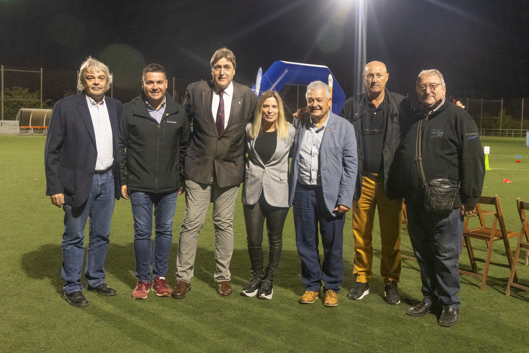 Acte de presentació al Camp Municipal de Santa Agnès de Malanyanes